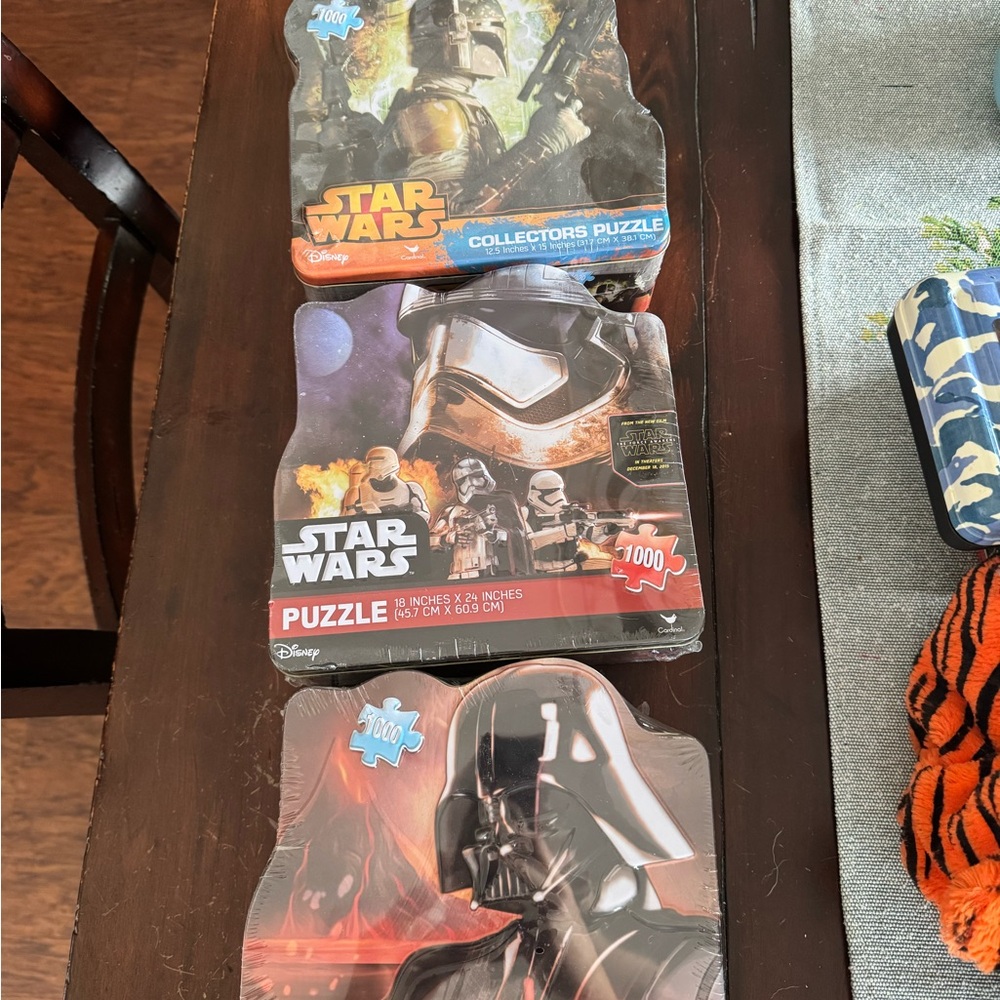 Star Wars Collectors Puzzle Set - Lot of 3 new